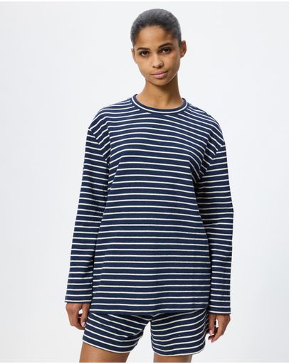 Navy Stripe