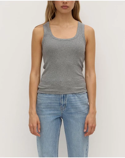 Assembly Label - Robyn Scoop Neck Rib Tank