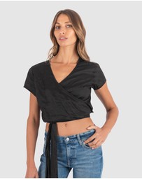 CAMIXA - VERONICA Wrap Linen Shirt