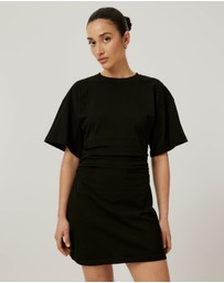 Calli - Gathered Tee Dress