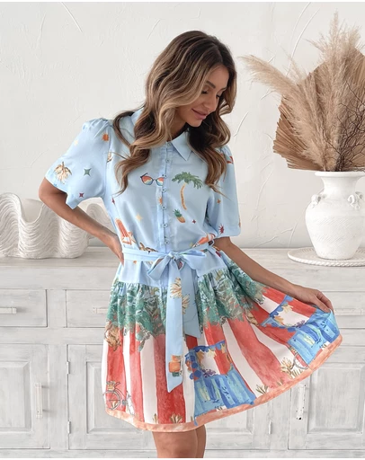 Esther & Co - Dakoda Dress - Multi