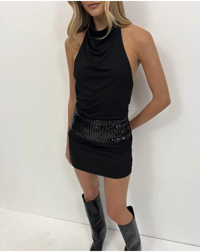 Dazie - Elton Sequin Mini Dress