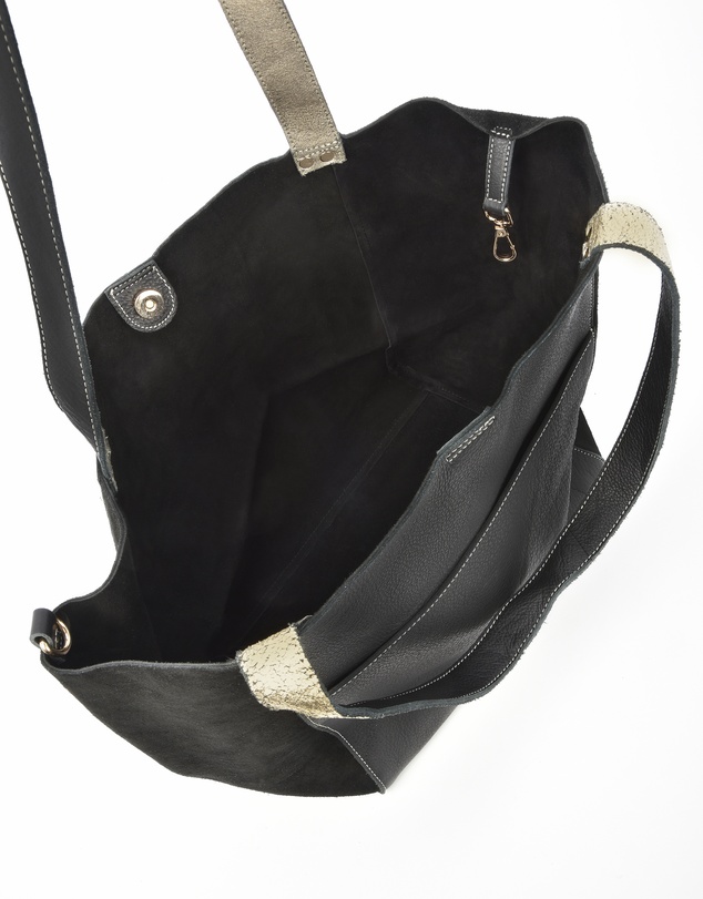 Cobb & Co - Phoenix Suede & Metallic Contrast Tote