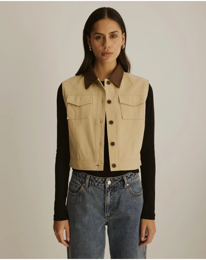 Atmos&Here - Juniper Contrast Collar Shirt