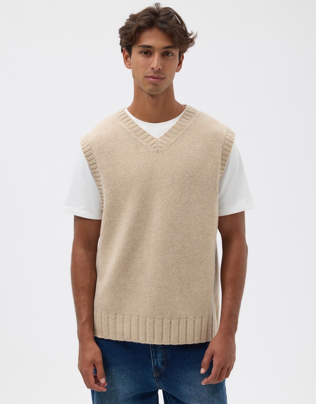 AERE - V-Neck Wool Vest