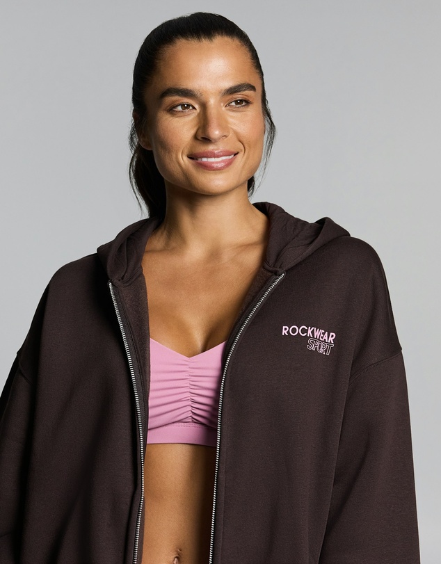 Rockwear - Cosy Fleece Zip Through Hoodie