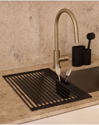 DESIGNSTUFF - DRIP Folding Dish Rack w/ Cutlery Holder