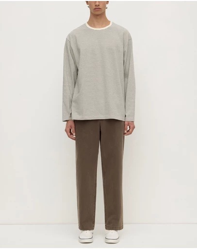 Assembly Label - Malone Stripe Long Sleeve Tee