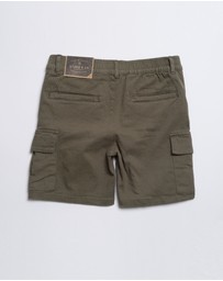 Stock & Co. - Cargo Elastic Waist Stretch Short - Youth
