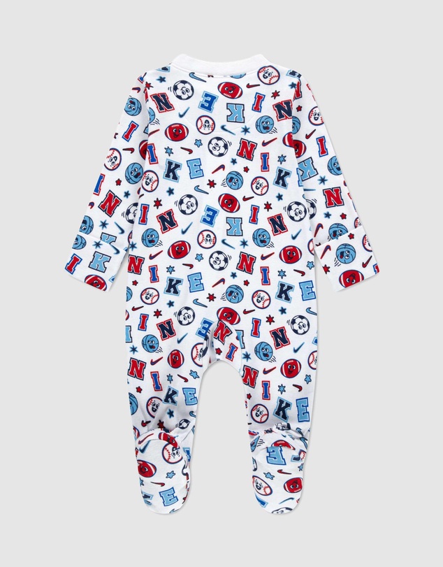 Nike - Allover Print Footed Coverall - Babies