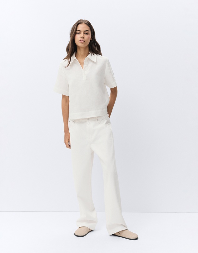 UNISON - Collared Popover Shirt