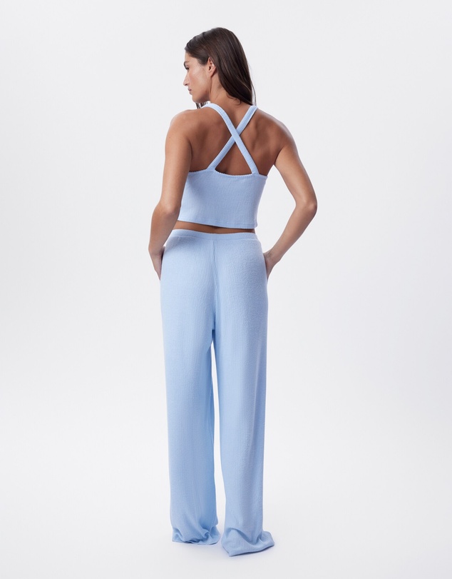 Bras N Things - Tara Long Pant - Light Blue