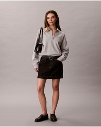 Calvin Klein Jeans - French Terry Relaxed Quarter Zip Sweatshirt