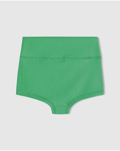 Zulu & Zephyr Mini - Mini Stripe Rib Boy Shorts - Kids