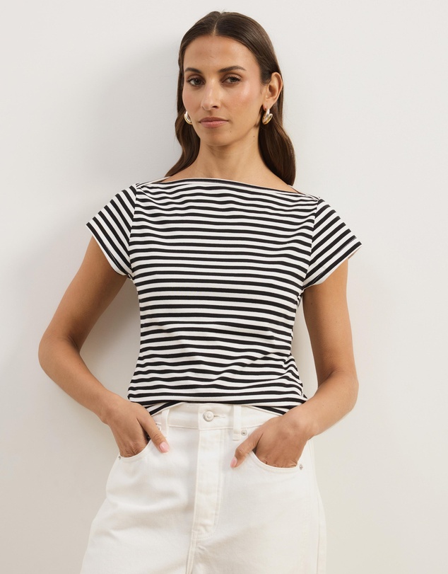 Atmos&Here - Boatneck Baby Tee
