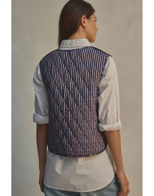 NEXT - Padded Reversible Tie Front Gilet
