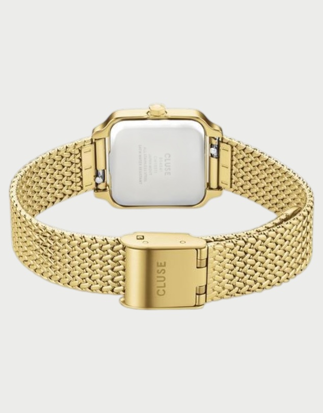 Cluse - CLUSE Gracieuse Mini, Mesh, White, Gold Colour