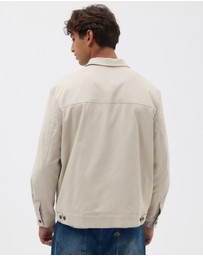 AERE - Recycled Cotton Twill Trucker Jacket