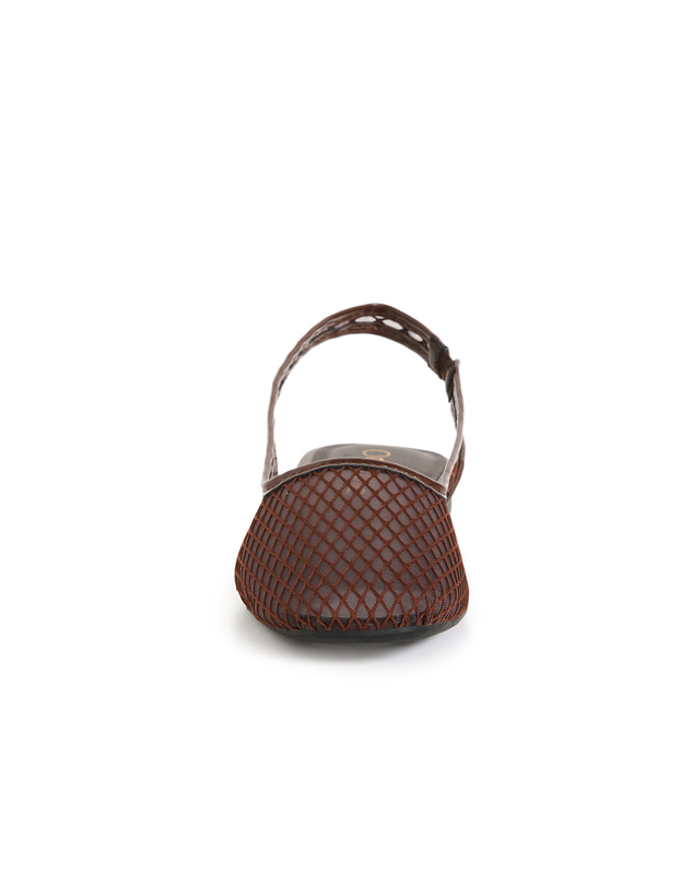 City Chic - WIDE FIT Bianca Mesh Slingback Flat