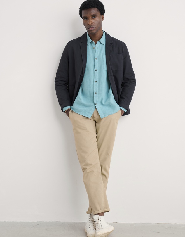 Seasalt - Seasalt Cornwall Teal Curator Shirt