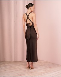 Azzurielle - Kaydy Cross Back Maxi Dress