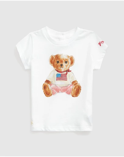 Polo Ralph Lauren - Polo Bear Cotton Jersey Tee - Babies
