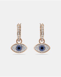 Swarovski - Symbolica Drop Earrings, Eye, Multicoloured, Rose Gold-tone Plated