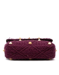 Pre-Loved by Azura Reborn - Pre-Loved Large Knit Roman Stud Satchel