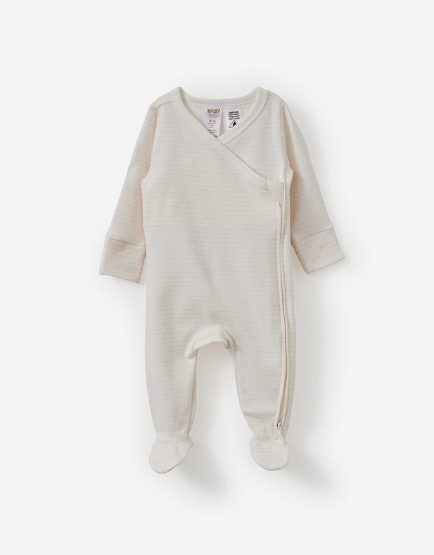 Cotton On Kids - Organic Cross Over Zip Romper
