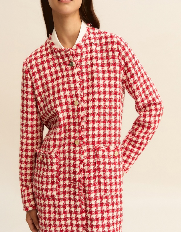Emme - Red Checkered Jacket