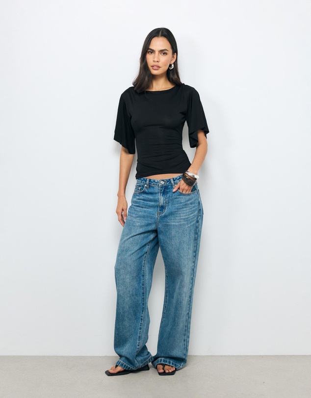 AERE - Elyse Cupro Tie Top