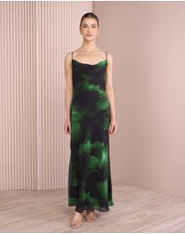 Azzurielle - Ursule Cowl Neck Dress
