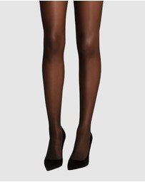 High Heel Jungle - Satellite Crystal Back Seam Sheer Tights