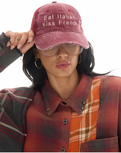 THE TALES - Eat Italian Kiss French Trucker Cap