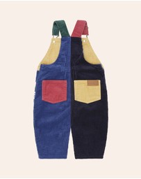 Huxbaby - Colour Block Cord Overalls - Babies-Kids