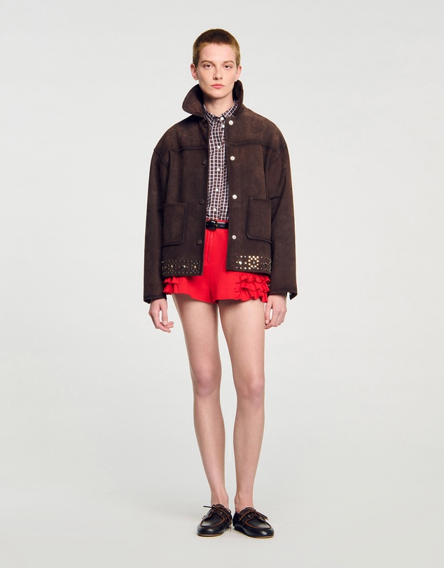 Sandro - Jodie Leather Jacket