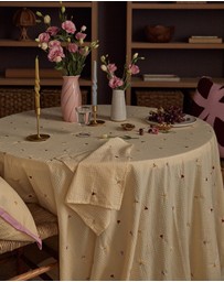 Mosey Me - Forget Me Not Embroidered Napkin Set