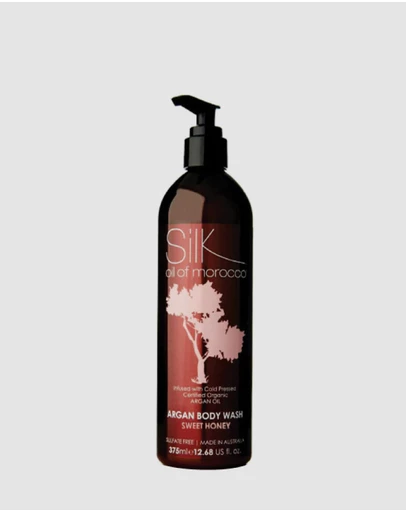 Silk Oil of Morocco - Silk Oil of Moroccan Argan Body Wash - Sweet Honey - 375ml