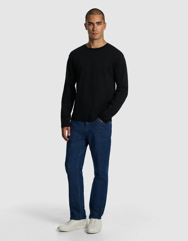 yd. - Zander Long Sleeve Mercerised Cotton Tee