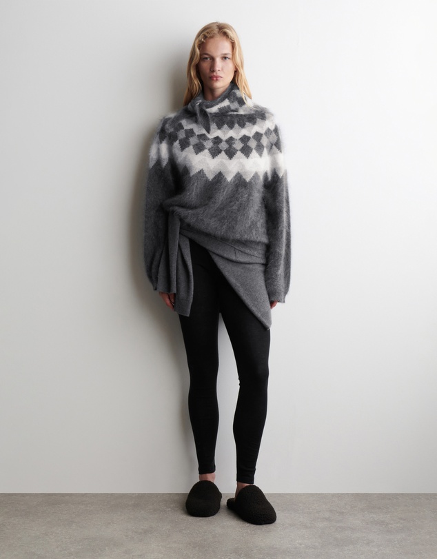 COS - Fair Isle Brushed-Cashmere Jumper