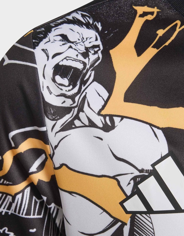 adidas Performance - ALL BLACKS MARVEL CAPTAINS RUN JERSEY KIDS