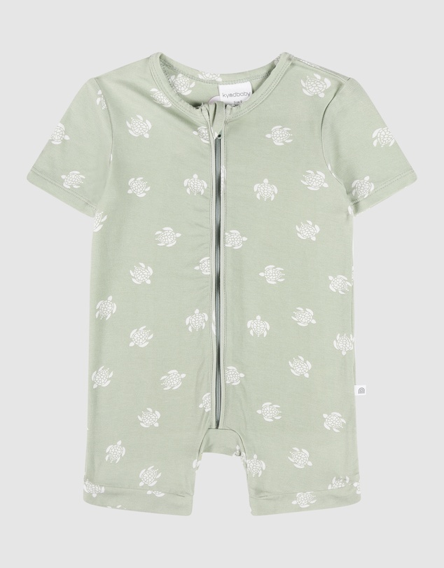 Kynd Baby - Essential Short Sleeve Onesie in Turtle