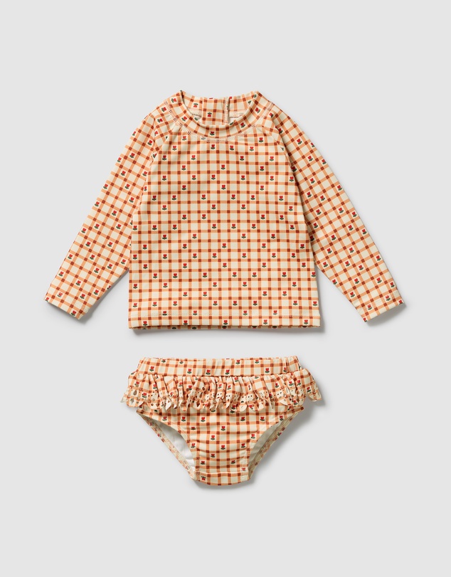 Wilson & Frenchy - Cutwork Rashie Swimset - Babies