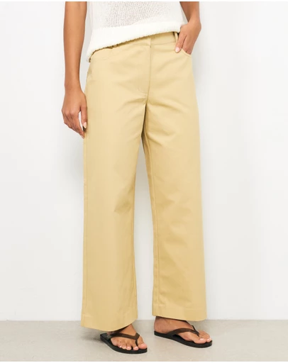 AERE - Nancy Cotton Twill Pants