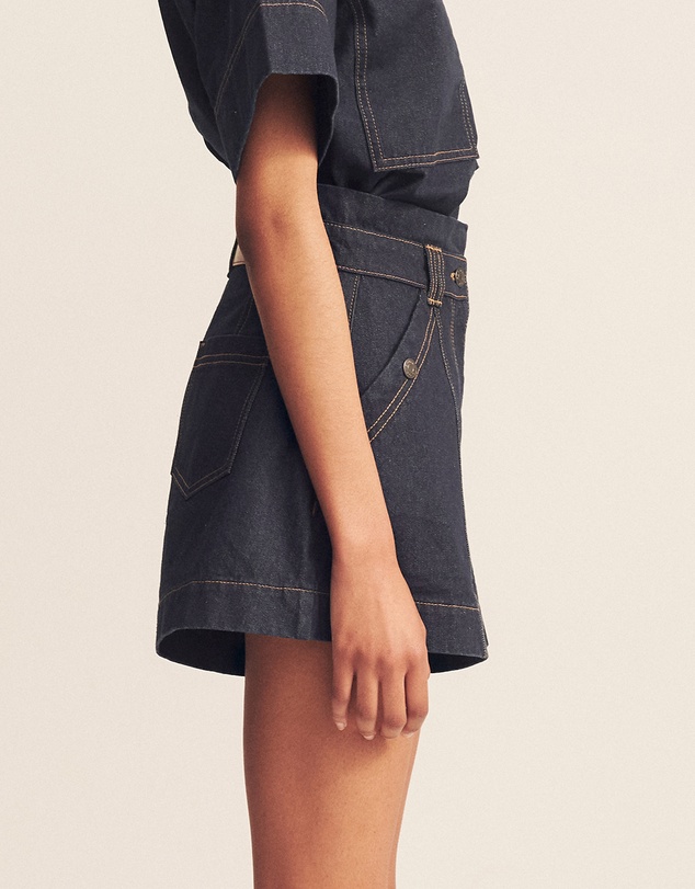 Shona Joy - Rita High Waisted Flared Shorts