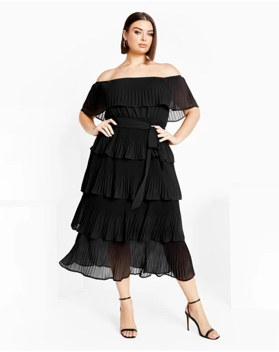 City Chic - Night Garden Dress