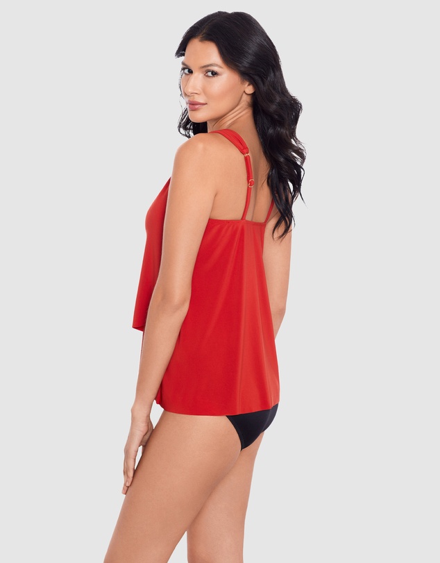 Miraclesuit Swimwear  - Dazzle Underwired Draped Tankini Top
