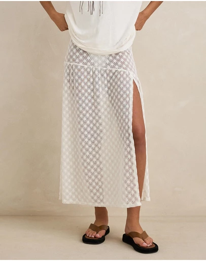 Rhythm - Gigi Lace Maxi Skirt