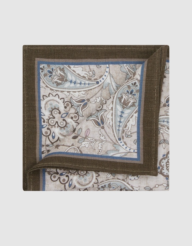 Tarocash - Braxton Linen Pocket Square