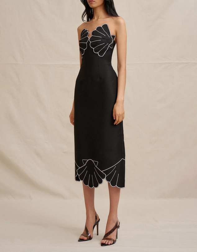 BY JOHNNY. - Kimora Shell Strapless Midi Dress